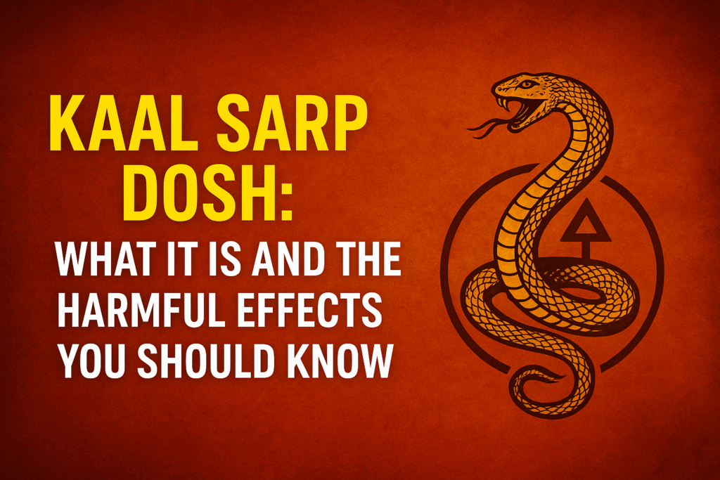 Kaal Sarp Dosh: What It Is and the Harmful Effects You Should