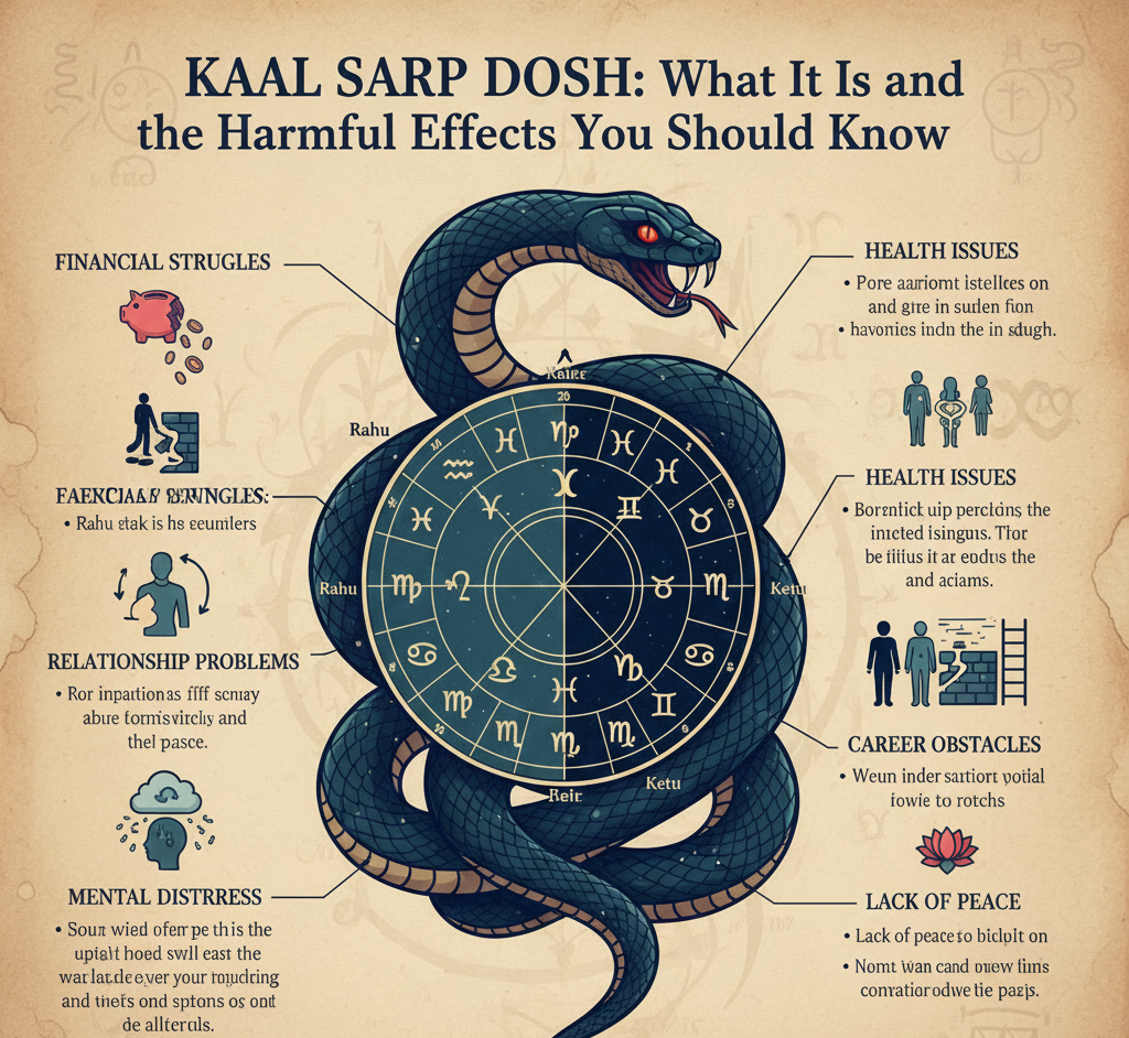 Kaal Sarp Dosh: What It Is and the Harmful Effects You Should Know